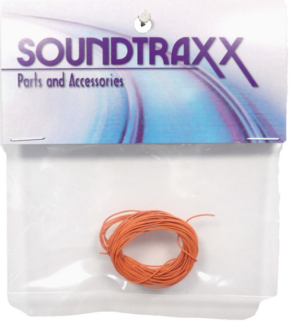 SoundTraxx 810143 Orange 30 AWG Super-Flexible Wire 10' 3.1m Length
