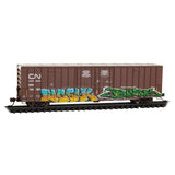 N Scale Micro Trains 123 44 160 Canadian National 794962 60' High-Cube Boxcar