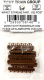 HO Scale Tichy Train Group 8146 12" Square Washer Casting pkg(48)