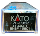 N Scale Kato 176-8952 BNSF 5801 ES44AC DCC Ready