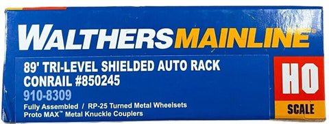 Walthers Mainline 910-8309 TTKX 850245 Conrail Tri-Level Shielded Auto Rack