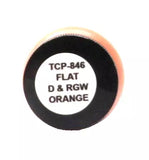 Tru-Color TCP-846 Brushable DRGW Denver & Rio Grande Western Orange 1 oz Paint Bottle