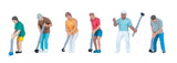 HO Scale Faller Gmbh 151693 Miniature Golf Players Figures (6) pcs