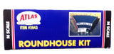 N Scale Atlas 2843 3-Stall Brick Roundhouse Building Kit