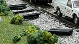 HO Scale ScaleSigns.com 40001 New Wood Railroad Ties (15) pcs