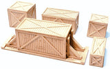 HO Scale Chooch 7243 Heavy Crates Freight Car Load 5-Pack