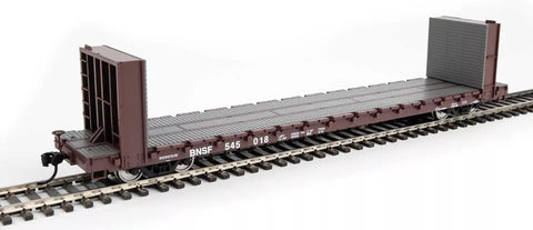 HO Scale Walthers 910-5858 BNSF 545018 60' PS Bulkhead Flatcar