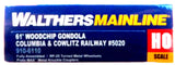 HO Walthers MainLine 910-6110 Columbia & Cowlitz CLC 5020 61' Wood Chip Gondola