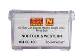 N Micro Trains 10400130 Norfolk & Western #602017 60' Excess Height Boxcar