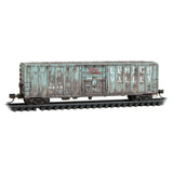 N Scale Micro Trains 027 44 520 Weathered Lehigh Valley LV 8319 50' Boxcar