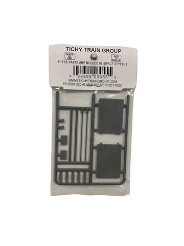 HO Scale Tichy Train Group 3055 Youngstown Steel 6 x 9' Box Car Doors & Guides