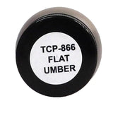Tru-Color TCP-866 Flat Umber 1 oz Paint Bottle