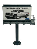 N Scale ScaleSigns.com 16004 Tri-Post Highway Billboard Kit