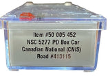 N Atlas 50005452 Canadian National CNIS 413115 NSC 5277 50' Plug-Door Boxcar