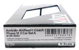 N Scale Kato 106-8002 Amtrak Amfleet I Phase VI Coach Two Car Set A