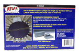 N Scale Atlas 2843 3-Stall Brick Roundhouse Building Kit