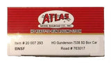 HO Atlas 20007293 BNSF 763017 Gunderson 7538 Double Plug-Door Boxcar