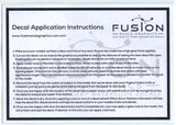 N Scale Fusion Graphics 126-160 White Freight Car Graffiti Patch Out Decal Set