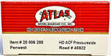 HO Atlas 20006288 Penwest ACFX 45922 Pressureaide Centerflow Covered Hopper