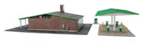 HO Scale Walthers Cornerstone 933-3542 Modernized Gas Station Kit