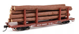 Walthers MainLine 910-50904 Milwaukee Road MILW 59605 45' Logging Flatcar
