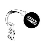 N Scale Micro Trains 112001 Replacement N-1 Centering Springs (12) pcs