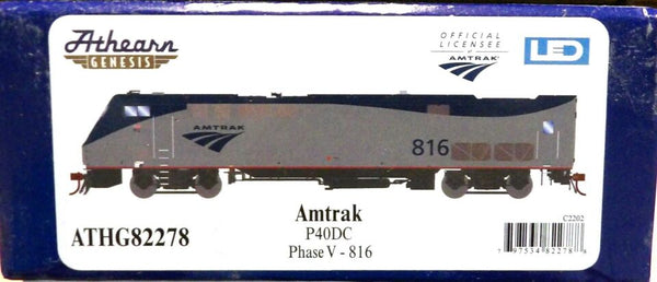 HO Scale Athearn G82278 Amtrak P40DC 816 Phase V DCC Ready – Sidetrack ...