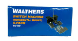 Walthers Layout Control System 942-502 Horizontal Mount Switch Machine 5-Pack