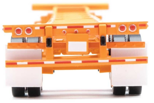HO Scale Walthers SceneMaster 949-4602 Orange 53' Container Chassis 2 ...