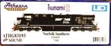 HO Scale Athearn Genesis G83193 NS Norfolk Southern 7500 ES44DC DCC/Sound