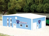 N Scale Pikestuff 541-8011 Blue 60 x 40' Diamond Tool & Engineering Building Kit