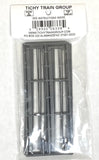 HO Scale Tichy Train Group 8338 Angle Iron Ore Dock Railings 24-1/2"