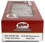 HO Atlas 20007023 Chicago Great Western CGW 341 50' Plug-Door Boxcar