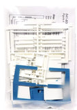 N Scale Pikestuff 541-8007 Blue 40 x 80' 2-Stall Enginehouse Building Kit
