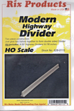 HO Scale Rix Products 628-115 Modern Highway Divider