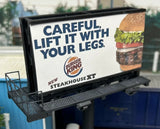 HO Scale ScaleSigns.com 160003 Burger King "Angry Whopper" #3 Billboard Sign