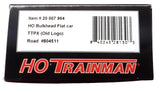 HO Scale Atlas Trainman 20007964 Trailer Train TTPX 804511 62' Bulkhead Flatcar
