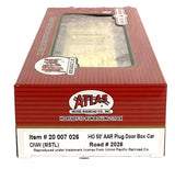 HO Atlas 20007026 Chicago & North Western MSTL 2026 50' Plug-Door Boxcar