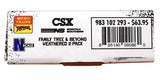 N Scale Micro Trains 983102293 Norfolk Southern 619560 CSX 915510 ex-CR Gondola