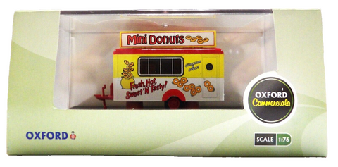 HO Scale Oxford Diecast 87TR019 Mini Donuts Concession Trailer