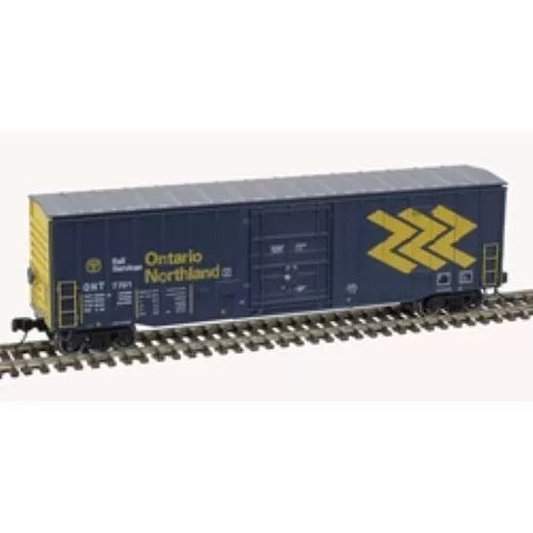 N Scale Atlas 50005467 Ontario Northland 7773 NSC 5111 50' Plug-Door Boxcar