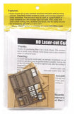 HO Scale Blair Line 184 Laser-Cut Wood Scale House Kit