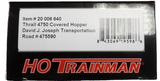 HO Scale Atlas 20006640 DTJX 475590 Thrall 3-Bay Covered Hopper