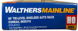 Walthers Mainline 910-8312 TTKX 850316 Conrail Tri-Level Shielded Auto Rack