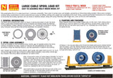 N Micro Trains 99300216 TTX 61' 8" Bulkhead Flatcar w/Cable Reel Load 3-Pack