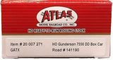 HO Atlas 20007271 GATX LRS 141190 Gunderson 7550 Double Plug-Door Boxcar