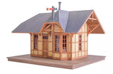 HO Scale Walthers Cornerstone 933-3555 Victoria Springs Station Building Kit