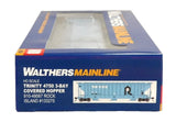 HO Scale Walthers 910-49067 Rock Island 133275 57' Trinity 3-Bay Covered Hopper
