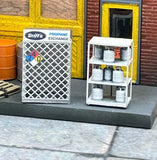 HO Scale ScaleSigns.com 15004 Griff's Propane Cage w/Tanks-Bottles