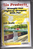 HO Scale Rix Products 628-0122 Wrought Iron Highway Overpass with Pier